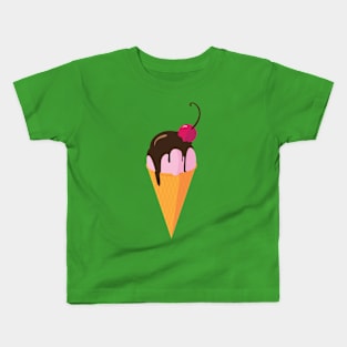 Cherry Ice Cream Yummy Yum Kids T-Shirt